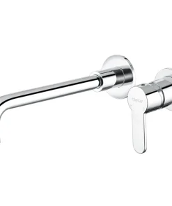 Vòi Lavabo Gắn Tường Caesar B308C Nóng Lạnh