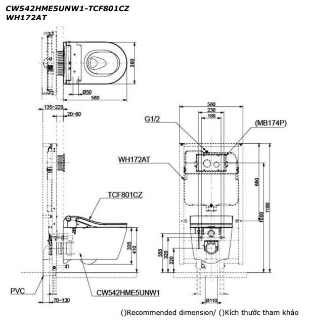 CW542HME5UNW1/TCF801CZ