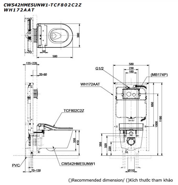 CW542HME5UNW1/TCF802C2Z