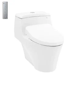 Bồn cầu MS823CDRW12 1 khối kèm nắp rửa điện tử WASHLET S7