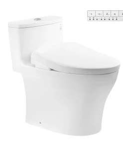 Bồn cầu MS885CDW23 1 khối kèm nắp rửa điện tử WASHLET S7
