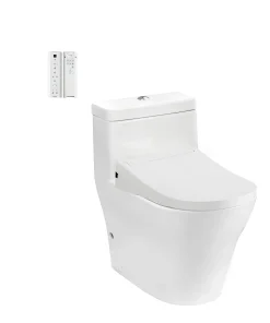 Bồn cầu CW166RB/TCF34320GAA/T53P100VR 1 khối kèm nắp rửa điện tử WASHLET S5