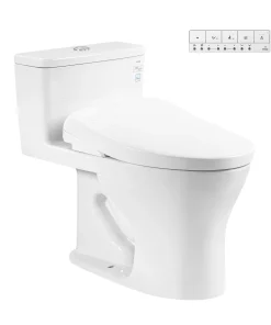 Bồn cầu MS855CDW23 1 khối kèm nắp rửa điện tử WASHLET S7