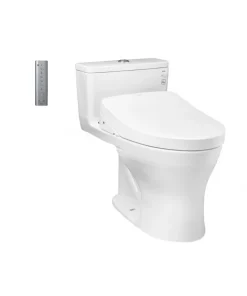 Bồn cầu MS855CDW12 1 khối kèm nắp rửa điện tử WASHLET S7