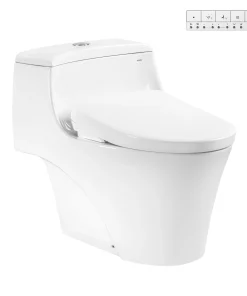 Bồn cầu MS823CDRW23 1 khối kèm nắp rửa điện tử WASHLET S7