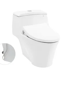 Bồn cầu MS823DRE4 1 khối kèm nắp rửa cơ Ecowasher