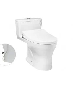 Bồn cầu MS855DE4 1 khối kèm nắp rửa cơ Ecowasher