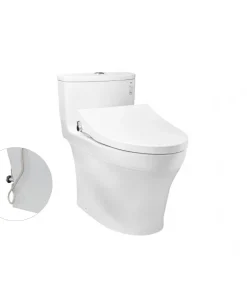 Bồn cầu MS885DE4 1 khối kèm nắp rửa Ecowasher