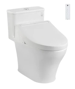 Bồn cầu MS857CDW15 1 khối kèm nắp rửa điện tử WASHLET C5