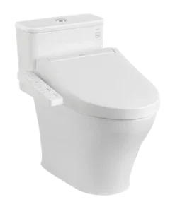 Bồn cầu MS857CDW17 1 khối kèm nắp rửa điện tử WASHLET C2