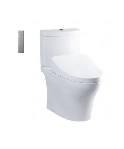 Bồn cầu CS769CDRW12 2 khối kèm nắp rửa điện tử WASHLET S7