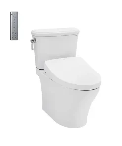 Bồn cầu CS986CGW12 2 khối kèm nắp rửa điện tử WASHLET S7