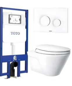 Bồn Cầu TOTO CW822RA/TC393VS/MB174P#WH/WH172A Treo Tường