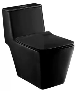 Bồn Cầu COTTO C1032(MBK) 1 Khối Xả Nhấn Màu Đen