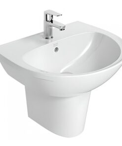Chậu rửa mặt lavabo American Standard 0953-WT/0712-WT treo tường chân ngắn