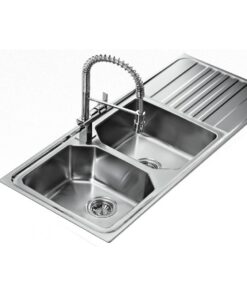 Chậu rửa chén bát Teka Premium 2B 1D 12128011 Bồn AISI 304