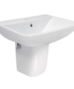 Chậu rửa mặt lavabo Jomoo 12809-1/11P-I011 treo tường chân ngắn