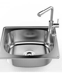 Chậu rửa chén Sơn Hà 1H447S - Bồn inox 430x355 1 hộc