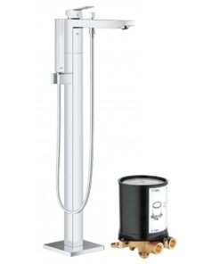 Bộ vòi xả bồn tắm Grohe 23672001 + 29086000 Eurocube đặt sàn
