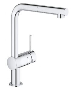 Vòi rửa chén bát Grohe Minta 32168000 dây rút nóng lạnh cho chậu bếp