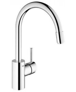 Vòi rửa chén bát Grohe Concetto 32663001 dây rút nóng lạnh cho chậu bếp