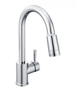 Vòi rửa chén bát Moen 46201 rút dây nóng lạnh phòng bếp
