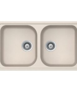 Chậu rửa chén bát đá Hafele HS19-GEN2R90 570.35.480 2 hộc màu kem