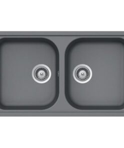 Chậu rửa chén bát đá Hafele HS19-GEN2R90 570.35.580 2 hộc màu xám