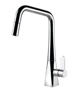 Vòi gắn chậu rửa chén bát Hafele HT20-CH1P241 570.82.220 nóng lạnh màu chrome