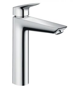Vòi gắn chậu lavabo Hansgrohe Logis 190 589.52.406 nóng lạnh thân cao