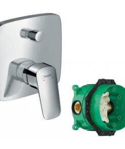 Bộ trộn nóng lạnh âm tường Hansgrohe Logic 589.52.439 2 đường nước