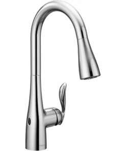 Vòi rửa chén bát Moen 7594EWC rút dây cảm ứng tự động
