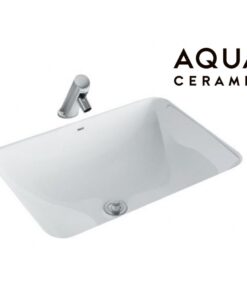 Chậu rửa mặt lavabo Inax AL-2298V (AL2298V) đặt âm bàn đá chữ nhật 550x400