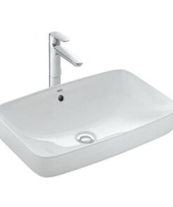 Chậu rửa mặt lavabo Inax AL-299V (AL299V) đặt bàn chữ nhật 580 x 380