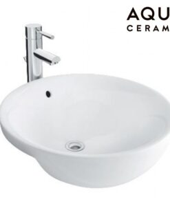 Chậu rửa mặt lavabo Inax AL-333V (AL333V) bán âm bàn tròn 450mm