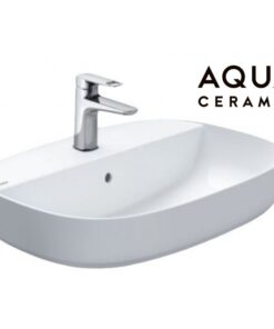 Chậu rửa mặt lavabo Inax AL-652V (AL652V) đặt bàn đá 650 x 460 mm