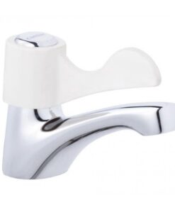 Vòi chậu rửa mặt lavabo Caesar B027C tay nhựa