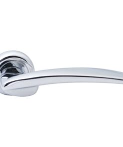 Tay nắm gạt cửa phòng Yale B20 US26 đặc ốp tròn