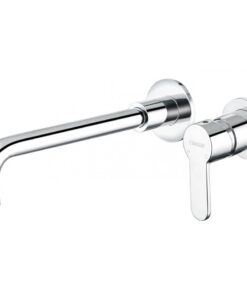 Vòi chậu rửa mặt lavabo gắn tường Caesar B308C nóng lạnh