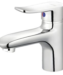 Vòi chậu rửa mặt lavabo CAESAR B490CU nóng lạnh kèm xả nhấn co P