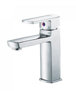 Vòi chậu rửa mặt lavabo Caesar B550CU nóng lạnh kèm xả nhấn