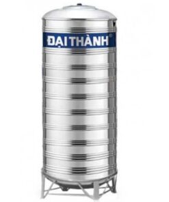 Bồn nước inox Đại Thành 10000 lít đứng 304 Ø1,9m - Bình chứa Tân Á 10000L