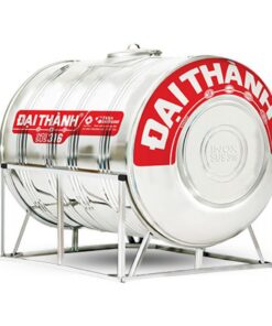 Bồn nước inox Đại Thành 500 lít nằm ngang 316 Vigo - Bình chứa inox Tân Á 500L
