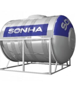 Bồn nước inox Sơn hà 4000 lít nằm ngang 304 Ø1380 - Bình chứa inox 4000L