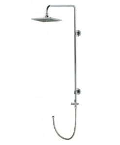 Bộ thân sen cây Caesar BS124 nóng lạnh rời tắm đứng bát vuông 200mm