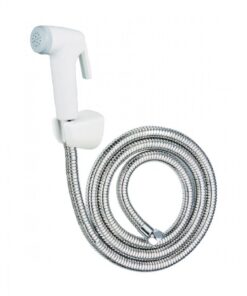 Vòi xịt vệ sinh Caesar BS304B trắng bằng nhựa