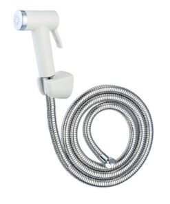 Vòi xịt vệ sinh Caesar BS306B trắng bằng nhựa