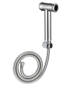 Vòi xịt vệ sinh Caesar BS310CW dây inox tay xi
