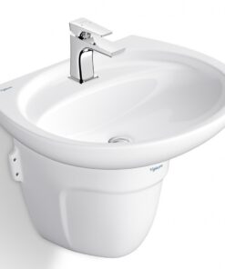 Chậu rửa mặt lavabo Viglacera BS409/BS502 treo tường chân ngắn