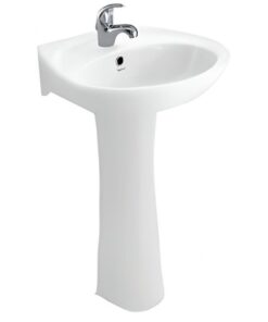 Chậu rửa mặt lavabo Viglacera BS409/VI1T (BS501) chân dài